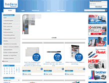 Tablet Screenshot of hedera.nl